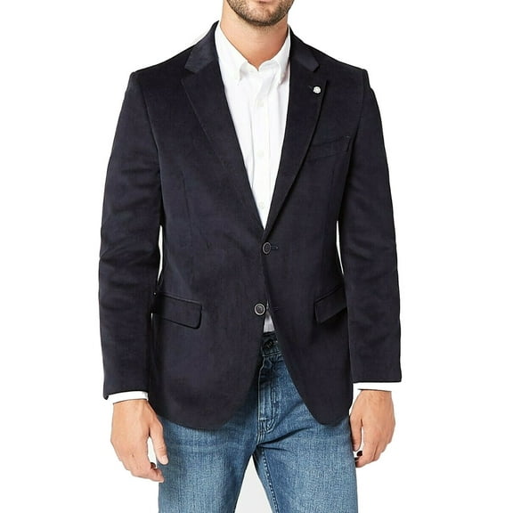 Nautica Mens Brielle Classic Fit Corduroy Sport Coat 36 Short Navy - NWT $295