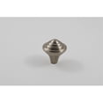thumbnail image 1 of 10326SN Essentiels Résidentiels Bouton de Cabinet Champignon - Nickel Satiné, 1 of 4