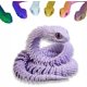 thumbnail image 1 of 3D Printed Snake Toys 3D Printed Animals Snake Pet Movable Joint Fidget Toys， 3D Printed Animals Toy Adults Fidget Toys，3D Printed Fidget Toys for Home Office Decor (24.4‘ Blue), 1 of 6
