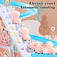thumbnail image 4 of Dinosaur and Pig Automatic Climbing Stair Toy with Electric Track, Educational Youngster's Toy with Slide Feature, Perfect Interactive Play for Youngsters and Developmental Activities, 4 of 7