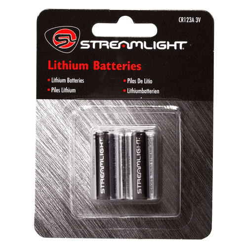 Streamlight CR123A 3V Lithium Batteries, 2 pack