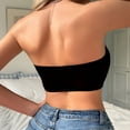 thumbnail image 5 of XIYON Strapless Bras For Women Thin Seamless Vest Soft Support Large Chest Small Half Fixed Cup Breathable Bra Comfy Bra, 5 of 9
