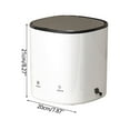 thumbnail image 2 of Qholemyo Small Household Portable Underwear Washing Machine - Mini Fully Automatic Portable Washer, Travel-friendly Tool For Washing Socks & Crayfish, 2 of 8