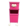 thumbnail image 1 of Organizador de juguetes, baúles para juguetes, armario ahorrador de espacio con ruedas, estantería resistente para guardar peluches, caja de juguetes, 1 of 8