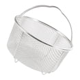 thumbnail image 4 of Monyance Kitchen Stainless Steel Basket Stainless Steel Round Fry Basket with Handle Kitchen Gadget(9.06X9.06X4.37Inches), 4 of 11