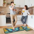 thumbnail image 2 of GZHJMY Kitchen Rugs 2 Piece Waterproof Non Slip Kitchen Mat Colorful Butterfly Kitchen Rug Set for Sink Office Kitchen Cafe, 19.7"x47.2"+19.7"x27.6" Carpet Runner, 2 of 7