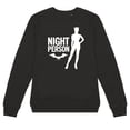 thumbnail image 2 of Batman Catwoman Night Person Women's Crew Sweatshirt, 2 of 6
