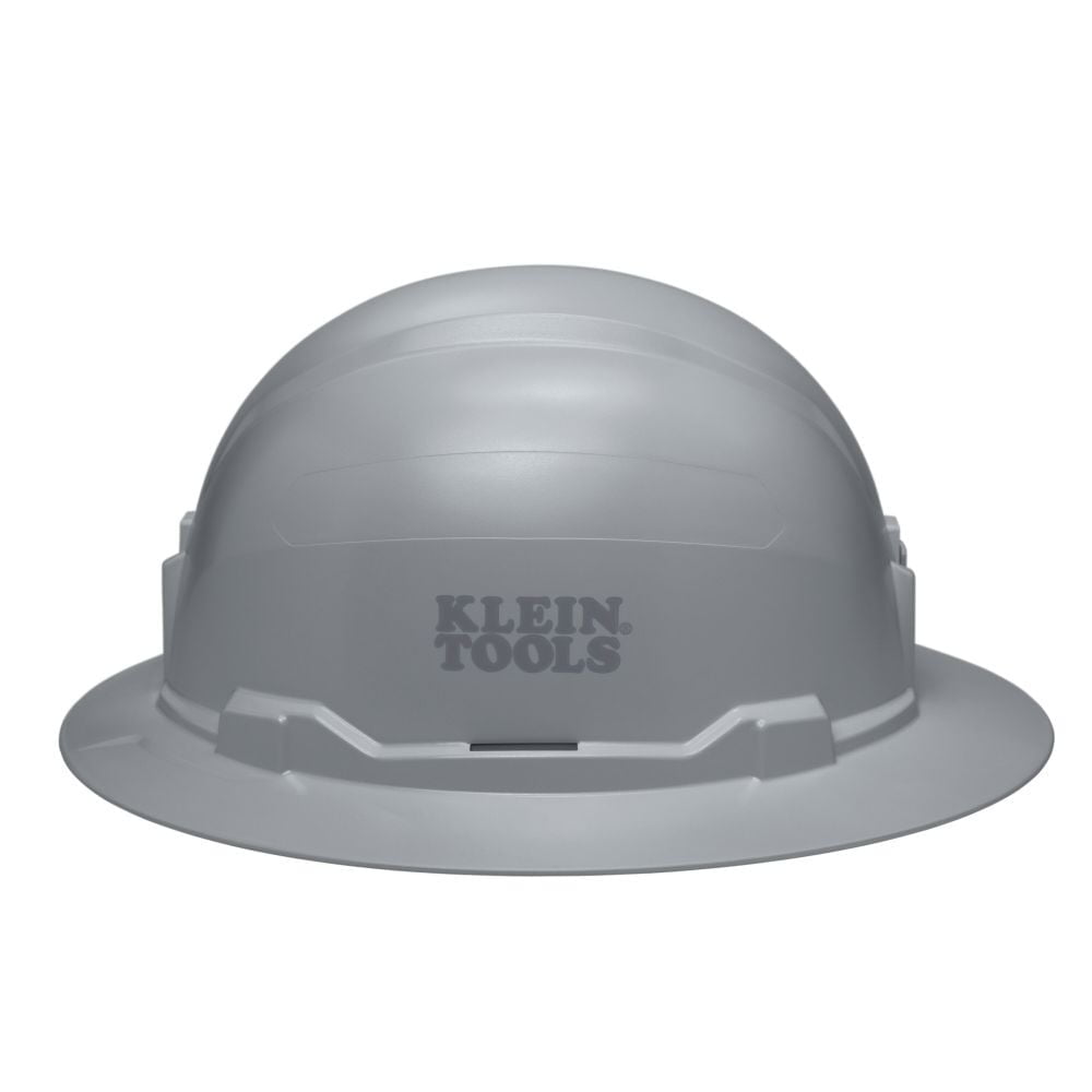Klein Tools Full Brim Style Non-Vented Hard Hat Gray