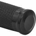 thumbnail image 5 of 1" Motorcycle Hand Grips Black Cable Throttle Handlebar Grips Compatible with Harley Touring Honda Yamaha Suzuki Kawasaki, 5 of 7
