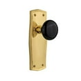 thumbnail image 5 of Nostalgic Warehouse Prablk_Psg_234_Nk Black Porcelain Solid Brass Passage Door Knob Set -, 5 of 7
