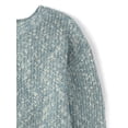 thumbnail image 3 of The Children's Place Girls Long Sleeve Marled Shaker Stitch Cable Knit Sweater, Sizes XS-XXL, 3 of 3