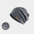 thumbnail image 3 of MESSUEN Caps for Men Brimless Hat Skull Cap Brimless Cap Summer Beanie for Men Beanie Hat for Men Skull Cap Dark Gray One Size, 3 of 3