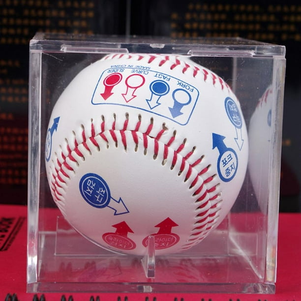 Caja de acrílico transparente para exhibición de pelotas de béisbol y tenis, para guardar recuerdos, protección UV y a prueba de polvo