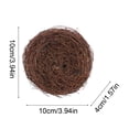 thumbnail image 2 of Easter Faux Bird Nest Decor, Rattan-Woven Nest With Natural Look, Lightweight For Indoor And Outdoor Display, 10Cm Diameter, 2 of 6