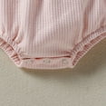 thumbnail image 5 of Zanarzt Infant Girl Romper Jumpsuit Summer Infant Girl Sleeveless Romper Birthday Outfit Cute Girl Summer Clothes Pink,12-18 Months, 5 of 7