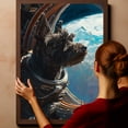 thumbnail image 6 of Cute Space Suit Dog Art Print, Scottish Terrier Dog Poster Decorative Painting, Astronaut Space Dog Canvas Wall Art Living Room Posters Bedroom Painting, 6 of 6