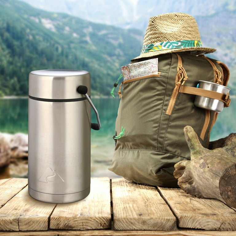Ozark Trail 47 oz Stainless Steel Food Jar Vacuum-Sealed Leakproof