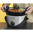 thumbnail image 2 of Hamilton Beach 33141 Kitchen Electric Counter Top 4 Quart Oval Slow Cooker Pot, 2 of 4