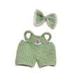 thumbnail image 2 of Mono con tirantes de pierna ancha perfecl para muñecas de peluche 5,91'' verde, 2 of 8