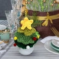thumbnail image 4 of Clearance under 5, Mini Christmas Tree, Knitted Mini Simulated Christmas Tree Potted Plant Knitted Christmas Decorations Gifts for Kids, 4 of 6