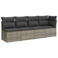 thumbnail image 2 of vidaXL Garden Sofa Set Grey, 2 of 9