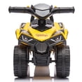 thumbnail image 2 of Tonka: Quad Push Car - Yellow - Foot-To-Floor Ride-On Toy, 4 Wheeled ATV Vehicle, Reastic Engine Sound, Walker Handle, Licensed, Toddlers & Kids 12mo+, 2 of 14