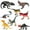 8PCS, variant on 8PCS Dinosaur Toys Set, Mini Realistic Dinosaurs Animals Figurines, Plastic Educational Playset Animals Themed Party Supplies for Birthday Party Holiday Christmas Gift