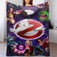 thumbnail image 1 of Manta de los Cazafantasmas, súper suave, acogedora y cálida manta de felpa para niños y niñas, mantas de franela ligeras y difusas para sofá, cama, viajes, camping, regalos de 40 x 30 pulgadas, 1 of 8