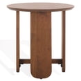 thumbnail image 2 of Safavieh Couture Raybelina Contemporary Wood Round End Table, Walnut, 2 of 9