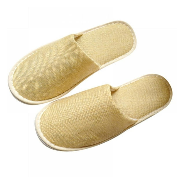 Household Spa Slippers Closed Home Guest Slippers for Adult for Men and Women Cotton Slippers - Walmart.com
