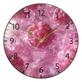thumbnail image 5 of YAZAOO Decorative Wall Clock Size：25cm Colorful Wings Design Pattern Clock, 5 of 10