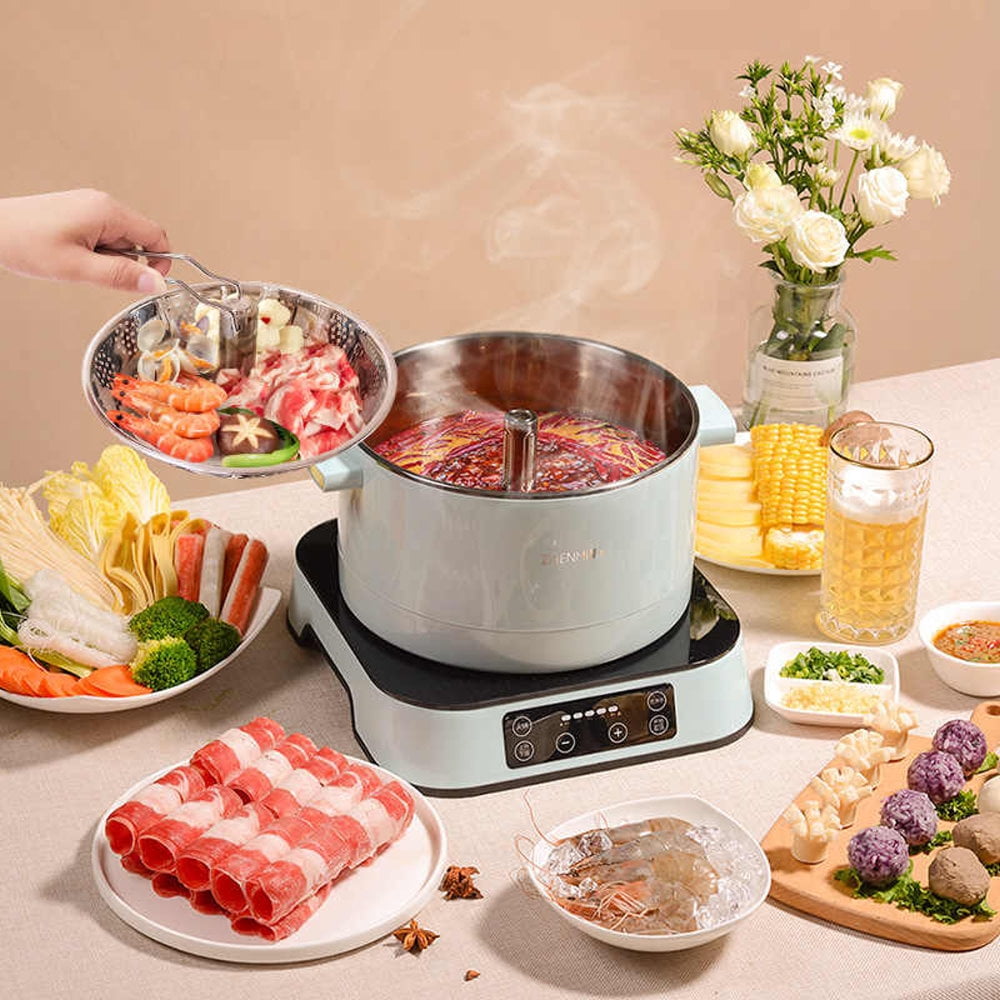 Get Aroma Auto Lifting Electric Hot Pot and Multi-function Cooker