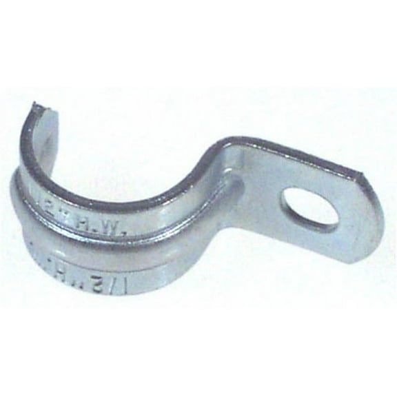 Halex 96111 Conduit Strap, 1/2 in, Galvanized Steel