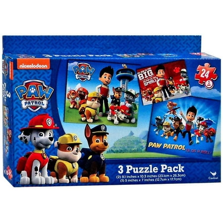 Cardinal PAW Patrol Puzzles, 3 Pack