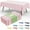 Pink and White, variant on decorUhome 4Pcs Disposable Tablecloth for Rectangular Table, 54x108 Inch Khaki and White Checkered Table cover for Party, Birthday, Picnic