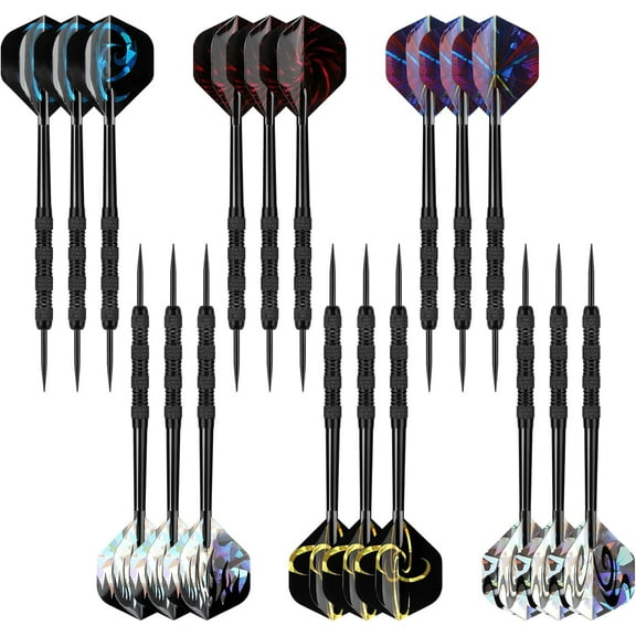SUMMIT Metal Tip Darts, Steel Tip Darts, Professional Metal Darts, Darts Metal Tip Set, Metal Darts for Dartboard