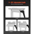 thumbnail image 4 of VEVOR Adjustable Tool Rest Sharpening Jig for 6" or 8" Bench Grinder and Sander, 4 of 9