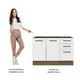 thumbnail image 5 of Mueble de Cocina Para Tarja Madesa Agata 2 Puertas y 3 Cajones Marrón/Blanco, 5 of 5