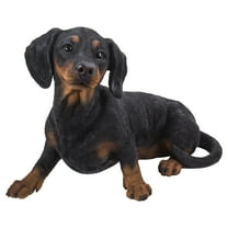 Hi-Line Gifts 19.5" Crawling Dachshund Outdoor Garden Statue