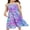 Purple, variant on Girls Summer Flowy Dress Spaghetti Straps Sleeveless A Line Printed Casual Sundress 6-12Y