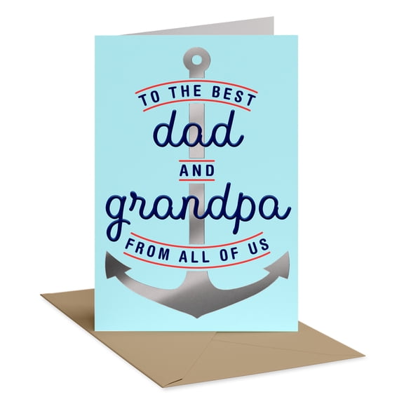 American Greetings Father's Day Card for Dad and Grandpa from Group (Anchor Theme)