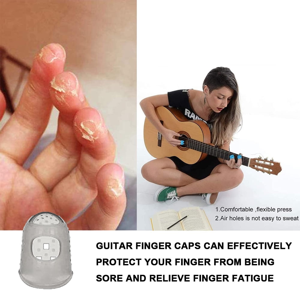 Silicone finger tips guitar outlet