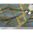 thumbnail image 2 of Soimoi Cotton Voile Fabric Window Pane Check Fabric Prints by Yard 56 Inch Wide, 2 of 3