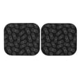 thumbnail image 7 of Haiem White Pineapples Car Windshield Sun Shade (2 Pieces) Foldable Windshield Sun Shade Car Accessories for Truck SUV Pickup-Medium, 7 of 7