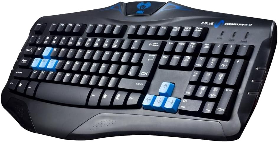 E-Blue Cobra Combatant-X Advanced WASD LED Gaming Keyboard EKM057BK