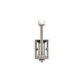 thumbnail image 4 of Richelieu RH1243021195 5-5/16" Double Metal Coat Hook - Nickel, 4 of 4