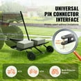 thumbnail image 3 of VEVOR Tow Behind Dethatcher, 48-inch Tow Dethatcher with 24 Spring Steel Tines, Lawn Dethatcher Rake for ATV or Mower, Tow Behind Lawn Rake with Lift Handle for Garden Farm Grass, 3 of 9