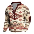 thumbnail image 5 of Vetsdori Vintage Shirts for Men Long Sleeve Outdoor Pullover Button Down Winter Henley Graphic Stylish Mens T-Shirts Casual, 5 of 5