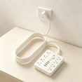 thumbnail image 4 of Power Strip with 10 AC Outlets and 4 USB Ports, 140 cm / 4.6 ft Extension Cord, US Plug, On/Off with Light, Desktop Charging Station for Home Dorm, 4 of 5