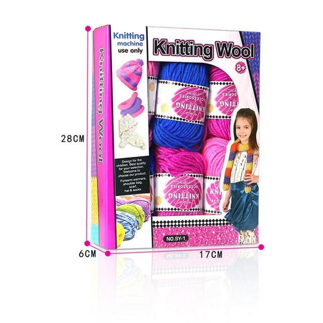 EASTIN DIY Hand Knitting Machine Weaving Scarf Hat Gloves Socks Smart Loom Knit Crocheting Tools Kids Gifts Making 22/40 Needles
